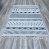 Eva Carpet B0360A Navy Blue Cream Bulgarian Made 80*150