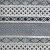 Eva Carpet B0360A Navy Blue Cream Bulgarian Made 80*150