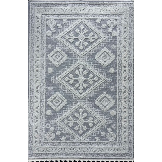 A0366B EVA Carpet Cream Gray Made in Bulgaria 80*150