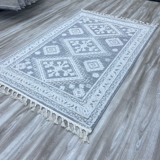 A0366B EVA Carpet Cream Gray Made in Bulgaria 50*80