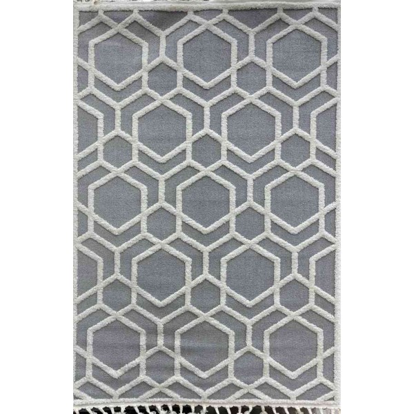 Eva Carpet B0315A Cream Gray Bvlgari Made 80*150