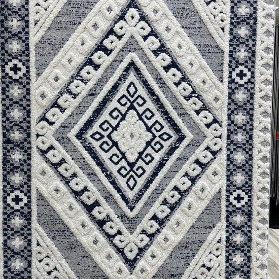 سجاد ايفا B0288A كحلي رمادي صنع بلغاري 200*300