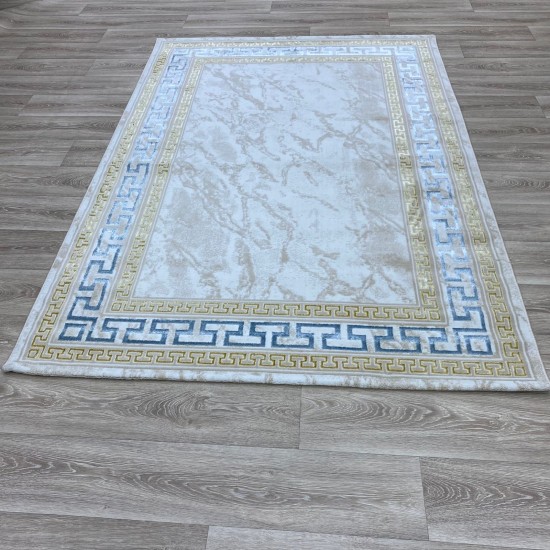 Ghada Carpets E628C Beige Blue Size 300*400