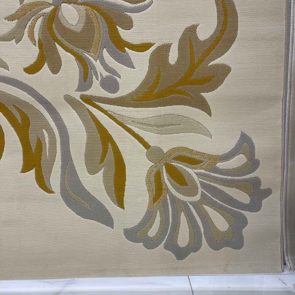 Lotus Turkish Rug HU13A cream golden Size 200*300