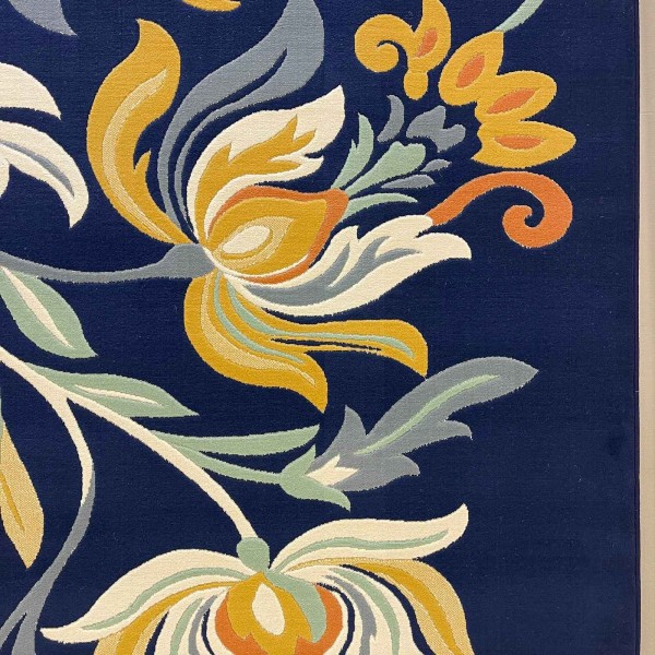 Lotus Turkish Rug HU13A navy cream Size 300*400