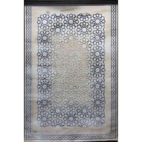 Turkish carpet cyan flory