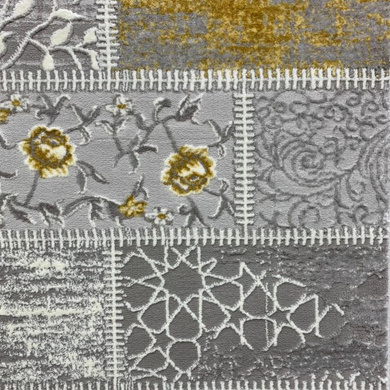 Bulgarian Carpet MANGO 626 Gray and Gold