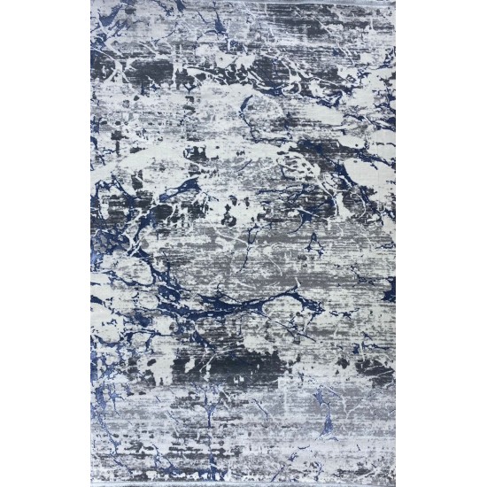Bulgarian Milton Carpet 9630 Gray and Blue