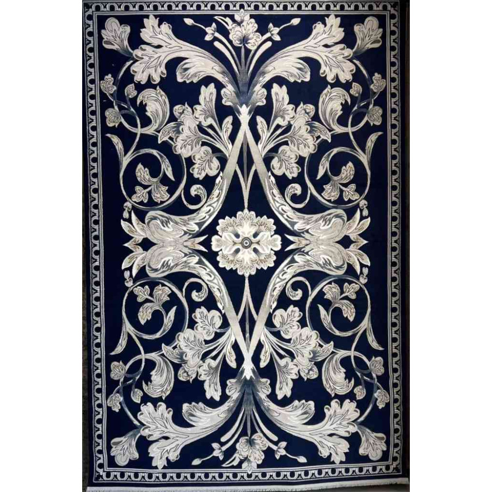 سجاد تركي ملكي موناكو نقشه فرنسي كحلي مقاس 300*400