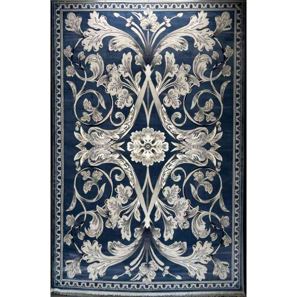 سجاد تركي ملكي موناكو نقشه فرنسي سماوي مقاس 400*500