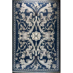 سجاد تركي ملكي موناكو نقشه فرنسي سماوي مقاس 150*150