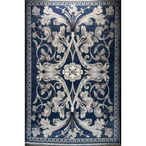Royal Turkish carpet Monaco French pattern sky blue size 200*300