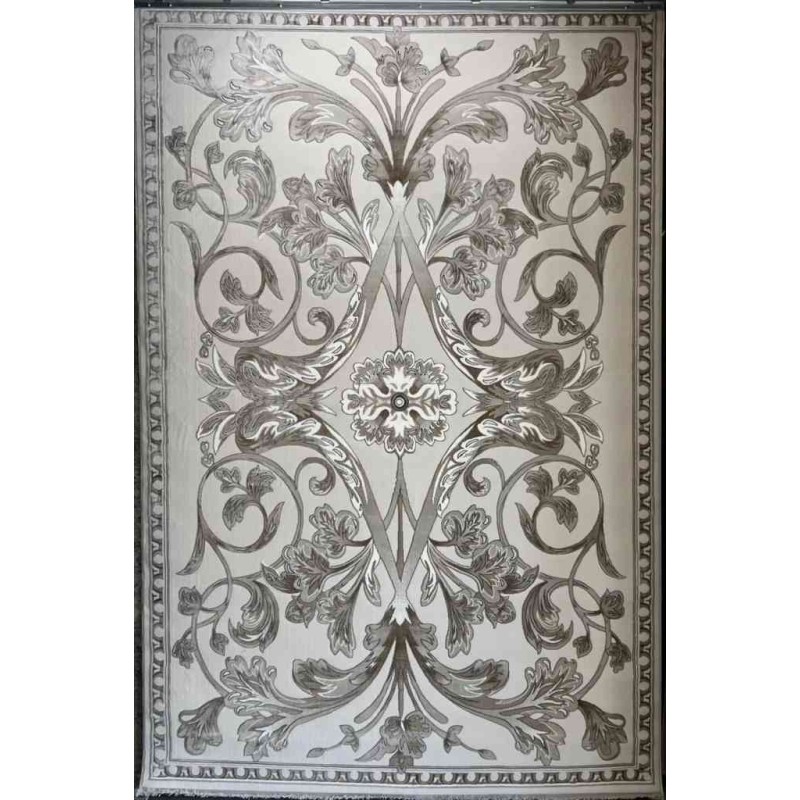Royal Turkish Monaco Carpet French Pattern Beige Size 150*150