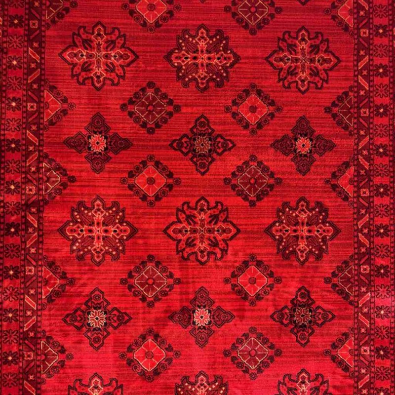 Turkish Bukhara carpet 04 red size 150*220
