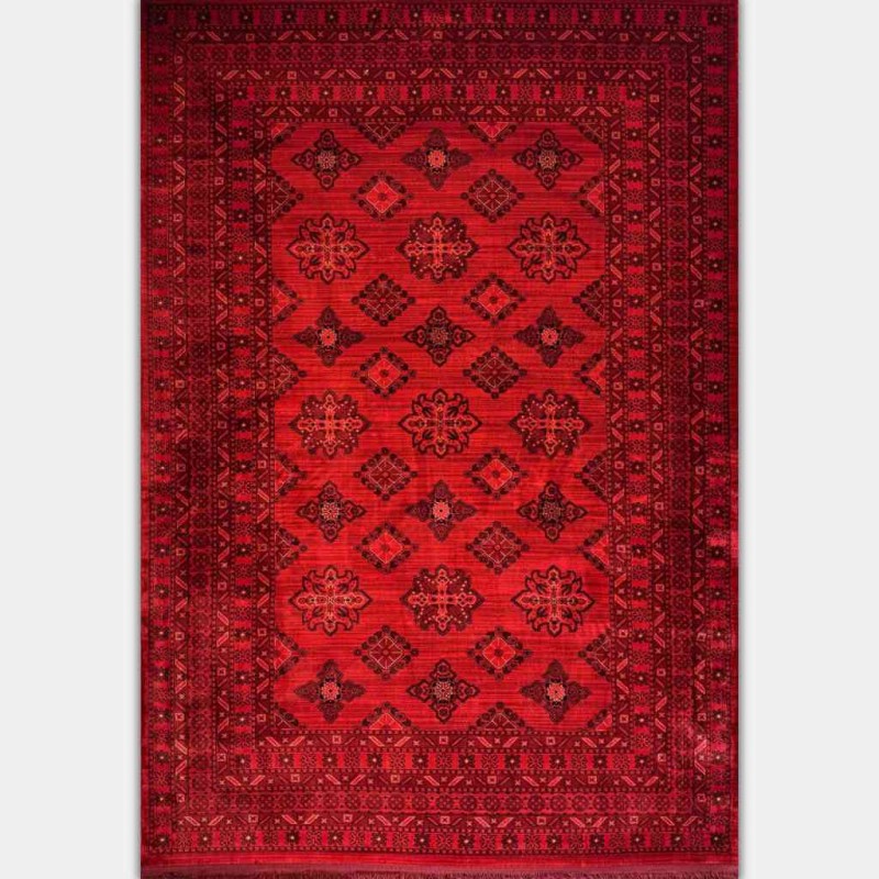 Turkish Bukhara carpet 04 red size 150*220