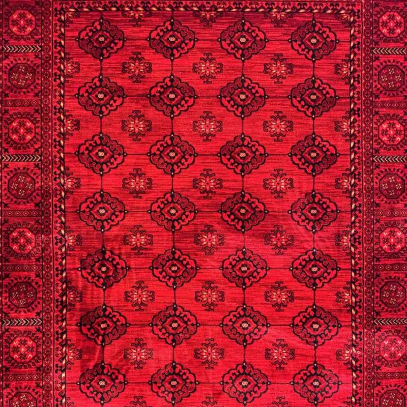 Turkish Bukhara carpet 05 red size 100*300