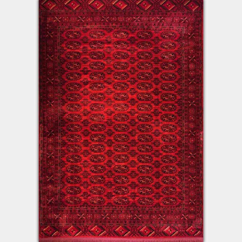 Turkish Bukhara carpet 06 red size 150*220