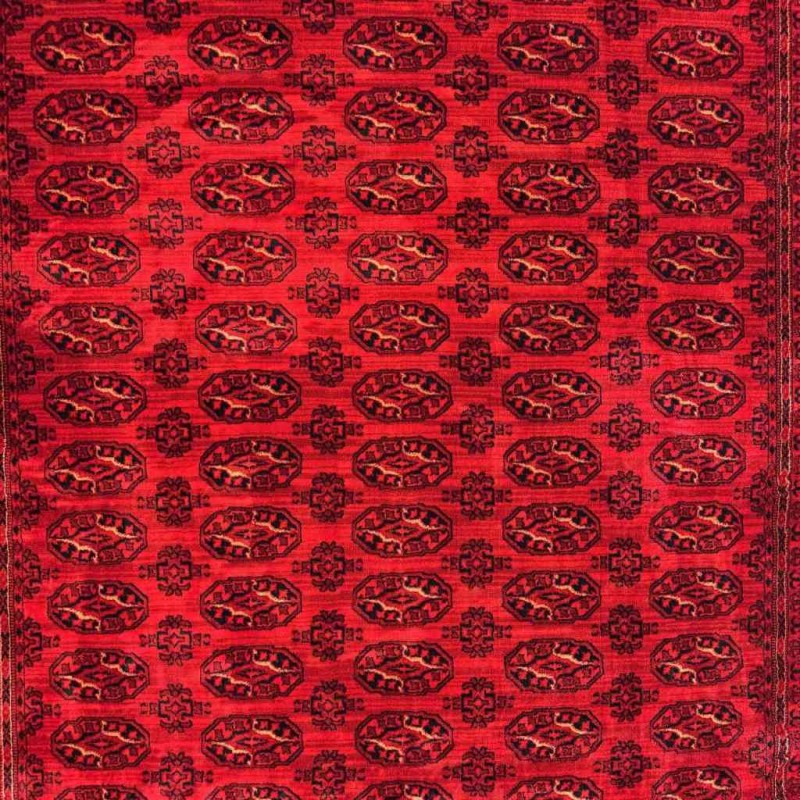 Turkish Bukhara carpet 06 red size 150*220