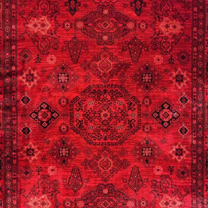 Turkish Bukhara carpet 08 red size 150*220