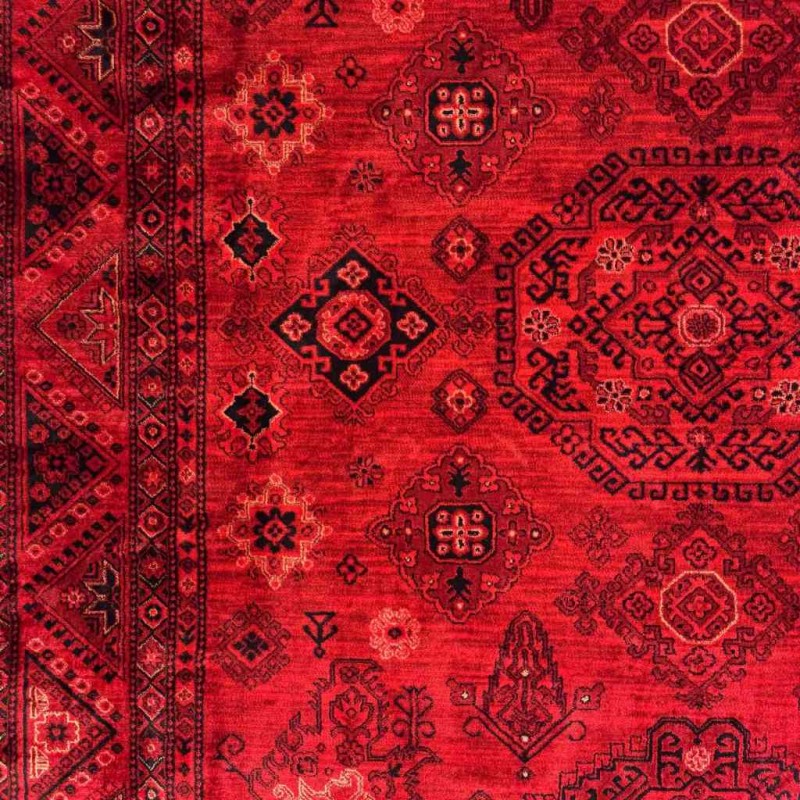 Turkish Bukhara carpet 08 red size 150*220