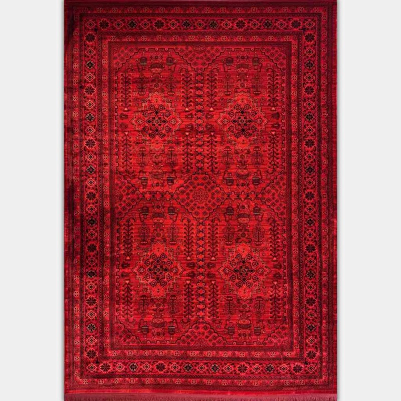 Turkish Bukhara carpet 09 red size 80*150