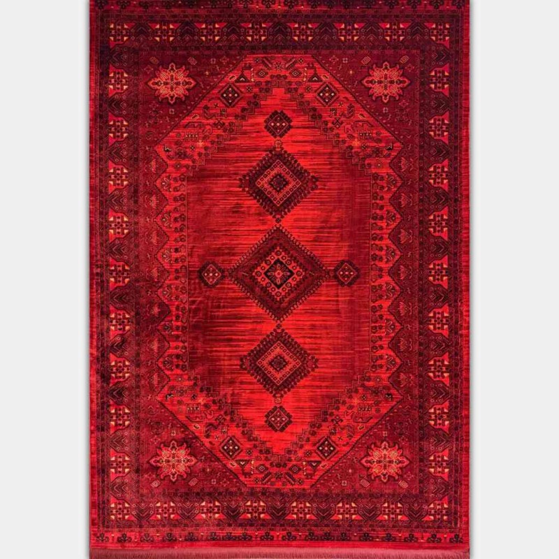 سجاد بخارى تركي 10 احمر مقاس 100*300