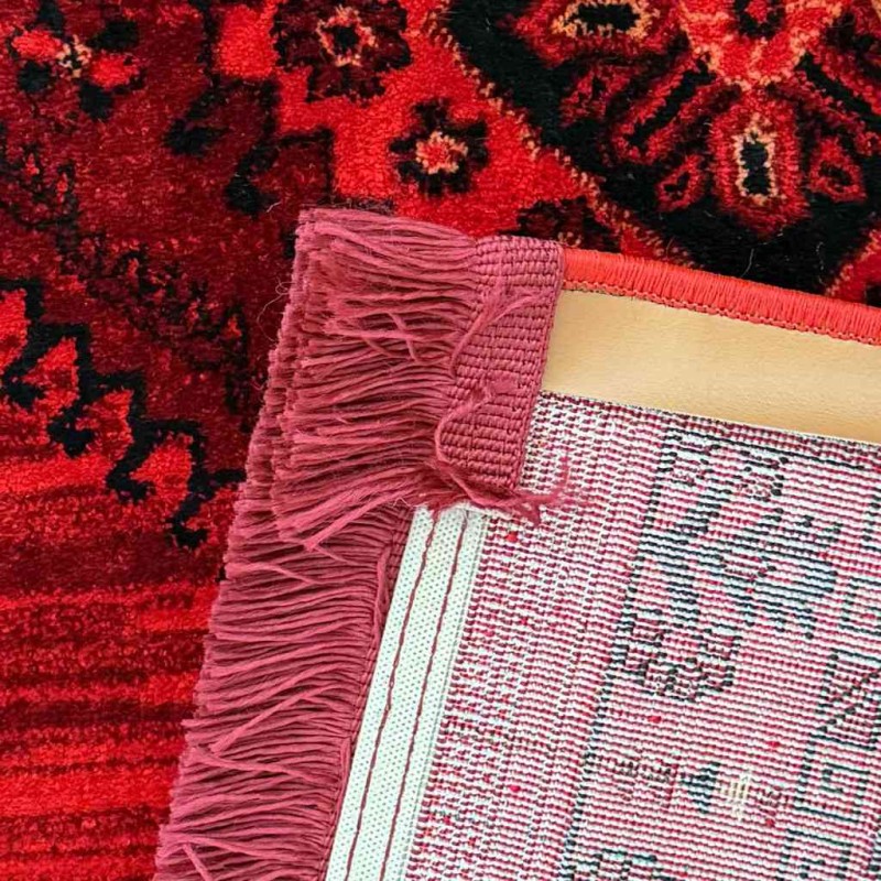 سجاد بخارى تركي 10 احمر مقاس 100*300