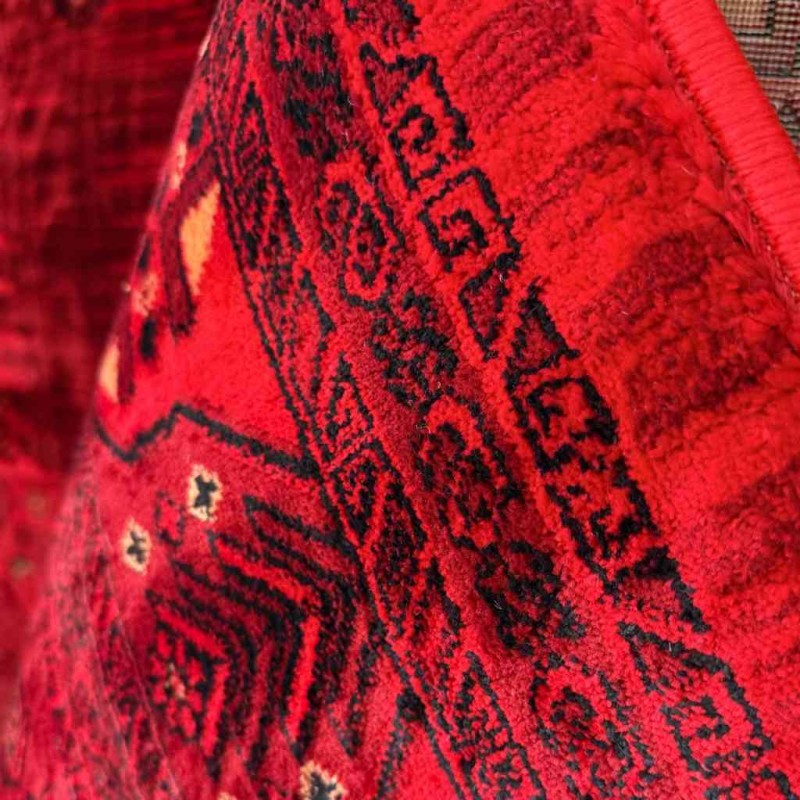 سجاد بخارى تركي 10 احمر مقاس 100*300
