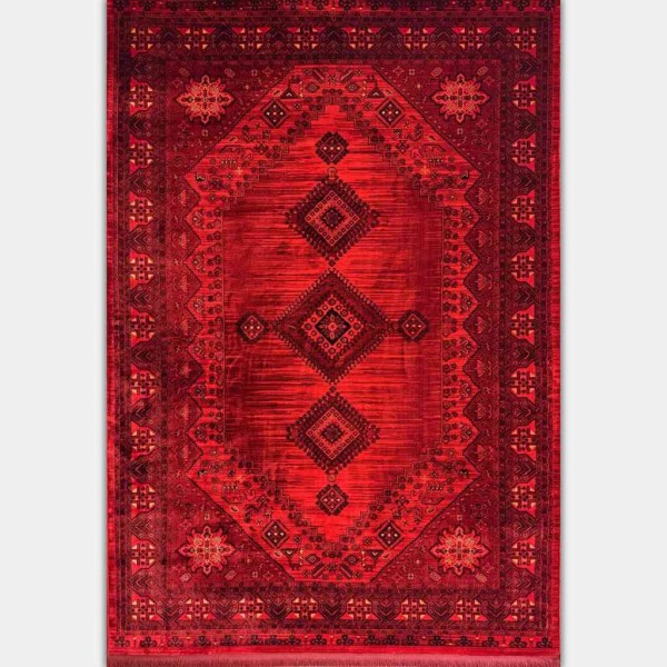 Turkish Bukhara carpet 10 red size 100*200