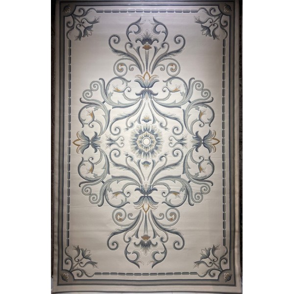 سجاد تركي ارجوان G0783B ابيض سماوي مقاس 200*300