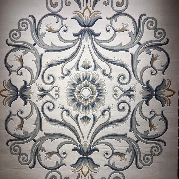 سجاد تركي ارجوان G0783B ابيض سماوي مقاس 200*300