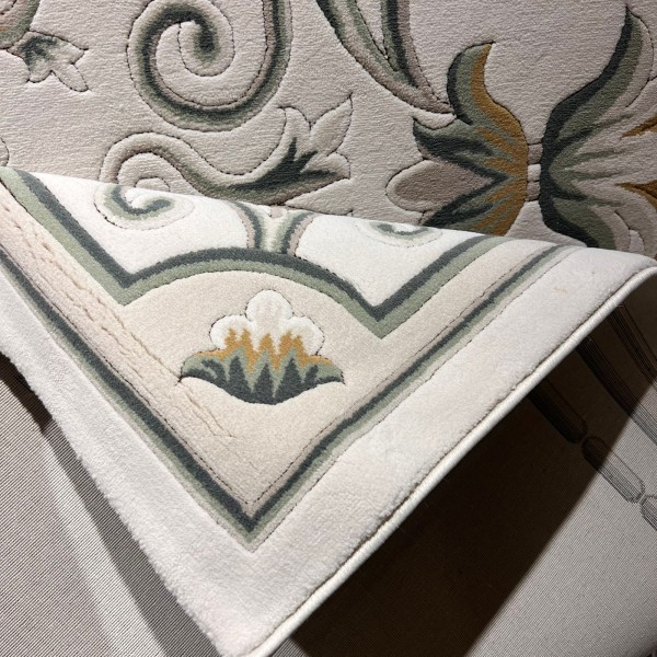 Turkish arjwan G0783B Rug white green Size 200*300