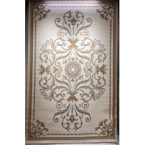 سجاد تركي ارجوان G0783B ابيض روز مقاس 200*300