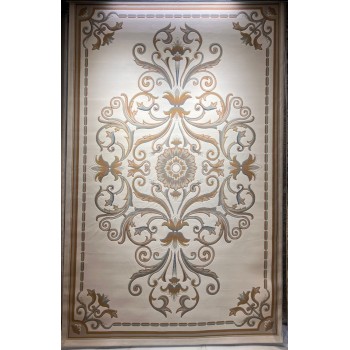 سجاد تركي ارجوان G0783B ابيض روز مقاس 80*150