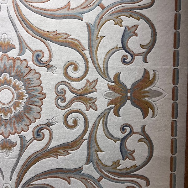 سجاد تركي ارجوان G0783B ابيض روز مقاس 200*300