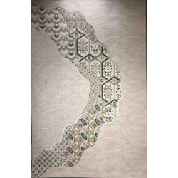 سجاد ارت بلس محفر تركي AA114B بيج ميكس مقاس 150*220