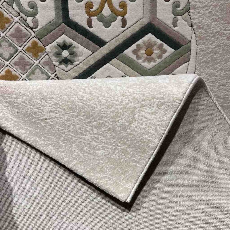 سجاد ارت بلس محفر تركي AA114B بيج ميكس مقاس 300*400