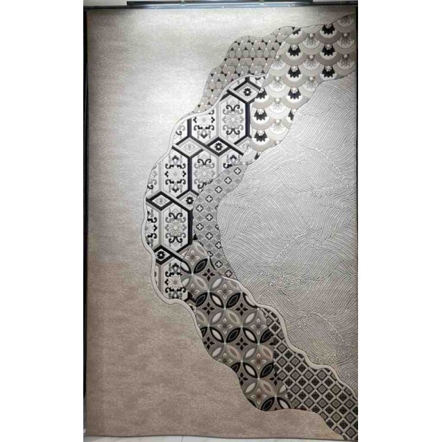 سجاد ارت بلس محفر تركي AA114B اسود مقاس 150*220