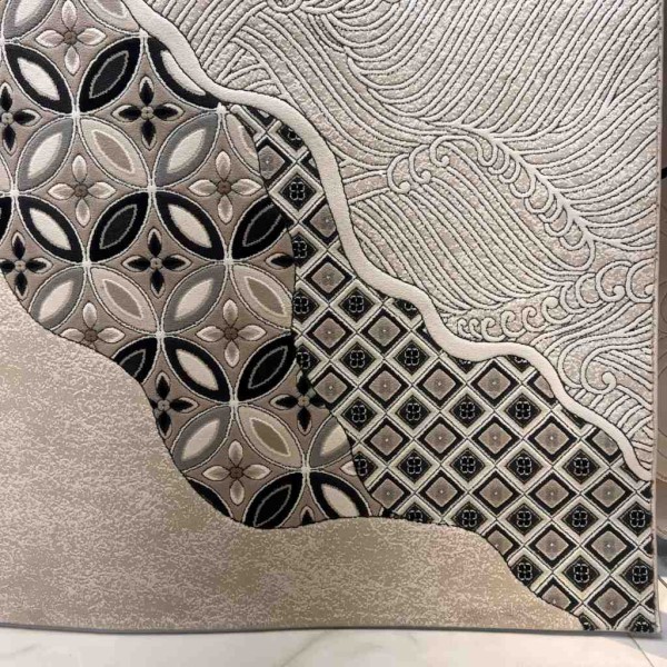 Art Plus Turkish Embossed Rug AA114B black Size 200*300