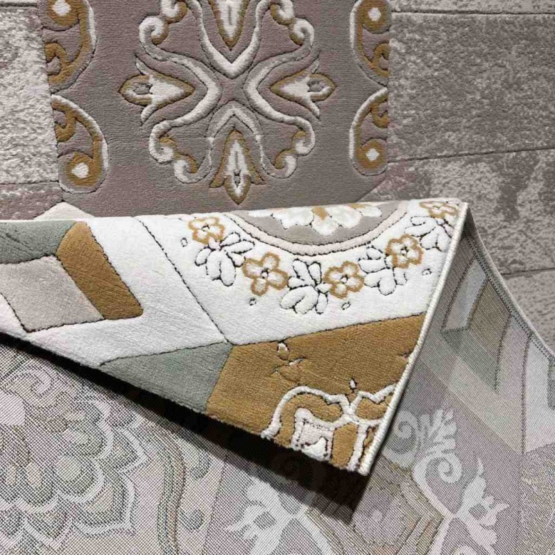 Art Plus Turkish Embossed Rug AA057B beige mix Size 250*350