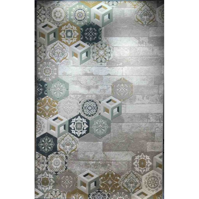 سجاد ارت بلس محفر تركي AA057B بيج ميكس مقاس 150*220