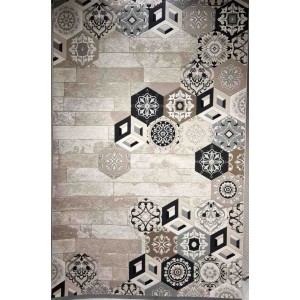Art Plus Turkish Embossed Rug AA057B black Size 300*400