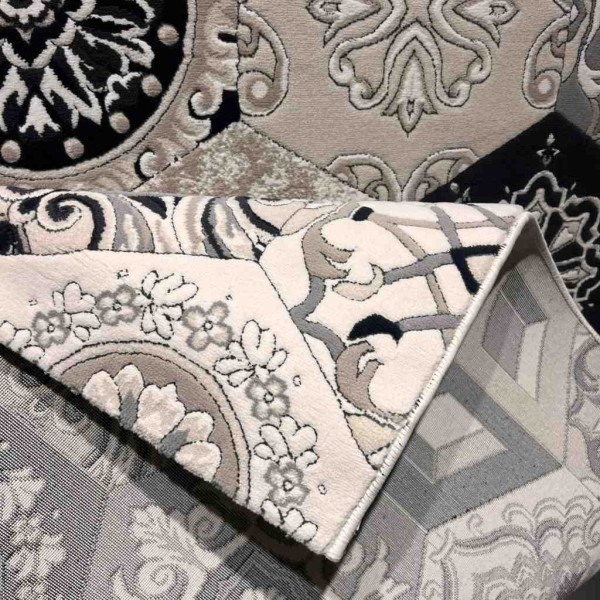 Art Plus Turkish Embossed Rug AA057B black Size 250*350