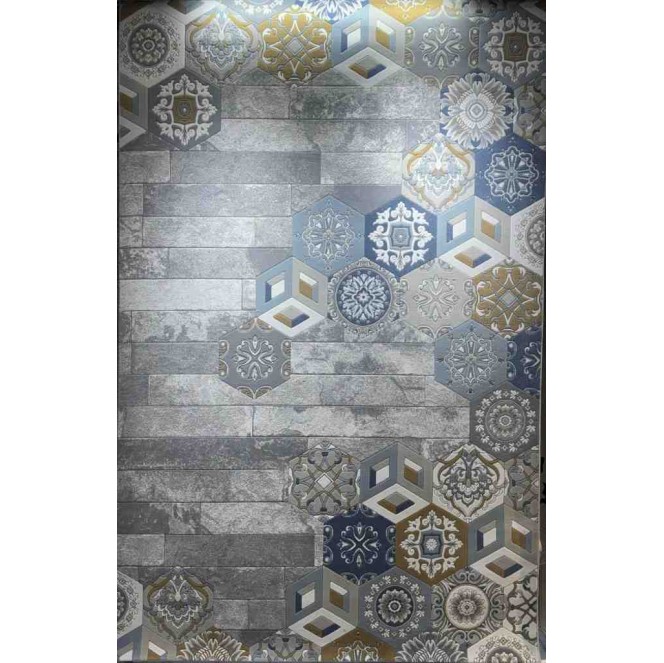 سجاد ارت بلس محفر تركي AA057B رصاصي ميكس مقاس 300*400