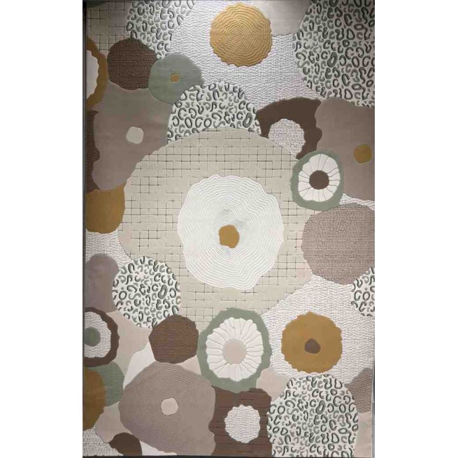 سجاد ارت بلس محفر تركي 0C958A بيج ميكس مقاس 250*350