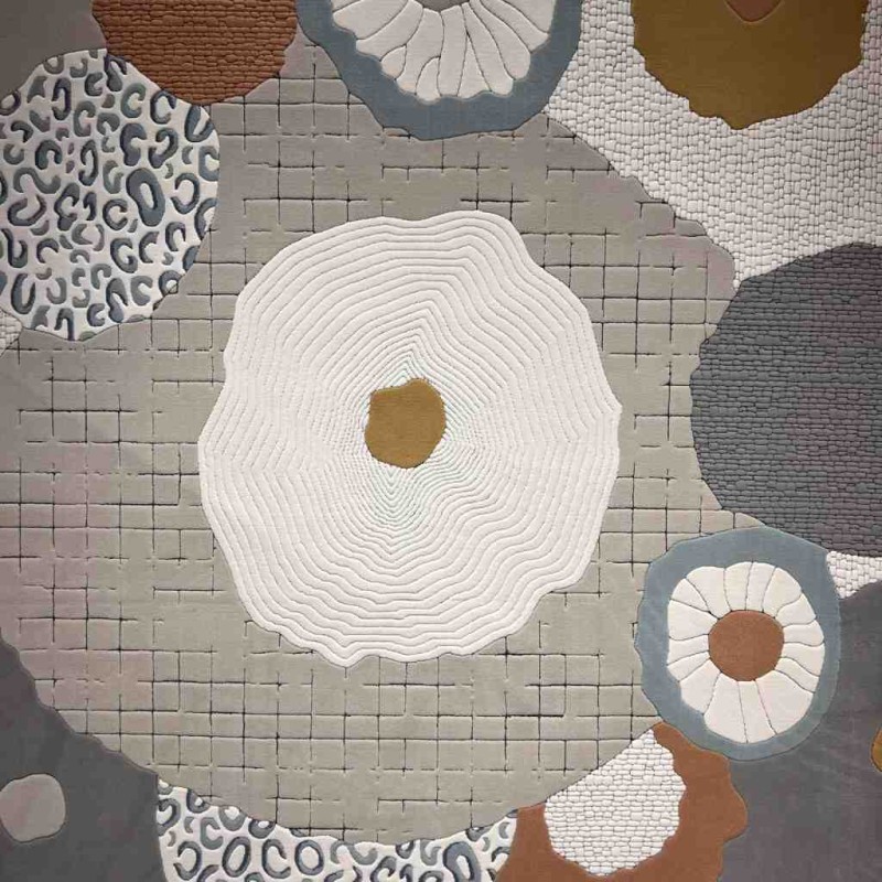 Art Plus Turkish Embossed Rug 0C958A gray mix Size 200*300
