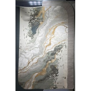 Turkish embossed rug Art N0389A beige size 250*350