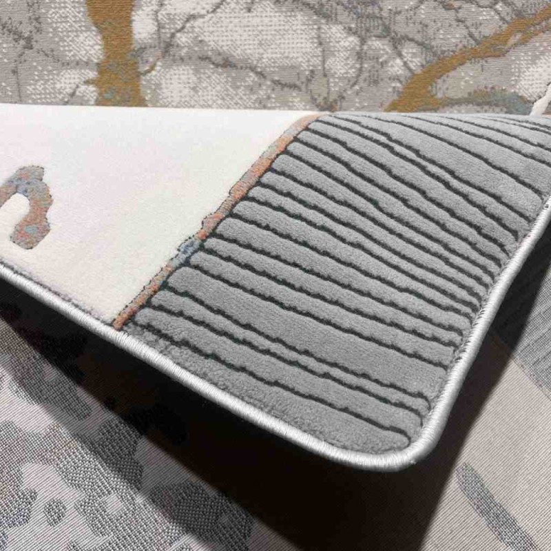 سجاد محفر تركي ارت N0389A رصاصي مقاس 200*300