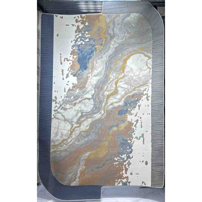 سجاد محفر تركي ارت N0389A رصاصي مقاس 200*300
