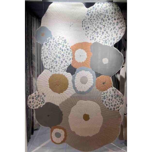 سجاد محفر تركي ارت N0365A رصاصي مقاس 150*220